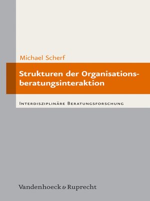 cover image of Strukturen der Organisationsberatungsinteraktion